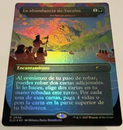🌟 Sylvan Library La Abundancia de Yucahu SPANISH 🌈 FOIL MTG SL NALAC 🌟 - Image 1