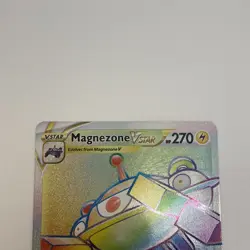 Pokemon TCG Magnezone VSTAR Rainbow Secret Rare Lost Origin Card 198/196 - Image 3