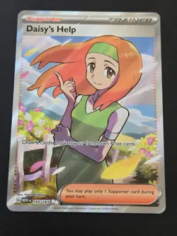 Pokemon Daisy's Help Scarlet & Violet 151 - 195/165 Ultra Rare NM - Image 2