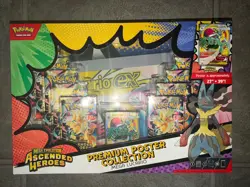 Pokemon Ascended Heroes Premium Poster Collection - Mega Lucario - Sealed - Image 1