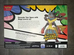 Pokemon Ascended Heroes Premium Poster Collection - Mega Lucario - Sealed - Image 3