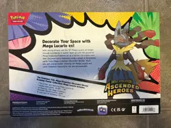 Pokemon Ascended Heroes Premium Poster Collection - Mega Lucario - Sealed - Image 4