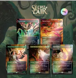 Set Of 4 Mtg Secret Lairjulie Bell Foil - Image 1