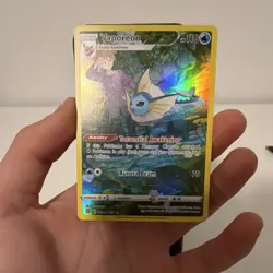 Pokemon Vaporeon TG02/TG30 Full Art Ultra Rare Holo 110 HP Brilliant Stars - Image 2