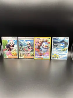 Pokemon TCG Dawn & Piplup 4 Card Lot- Cosmic Eclipse & Phantasmal Flames - Image 1