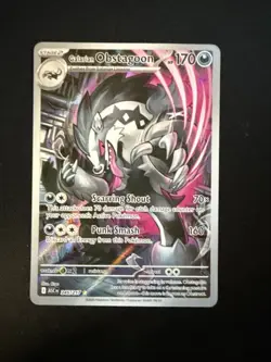 Pokemon TCG Ascended Heroes Galarian Obstagoon Illustration Rare 245/227 - Image 1