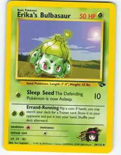 Erika's Bulbasaur - 39/132 Gym Challenge - Pokemon TCG - 2000 - Image 1