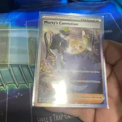 Pokemon TCG Trainer Morty's Conviction 211/162 Temporal Forces SIR NM - Image 4