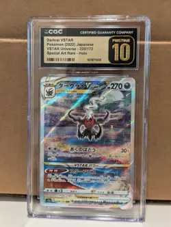 2022 Pokemon Japanese VSTAR Universe Darkrai VSTAR #228/172 - CGC Pristine 10 - Image 1