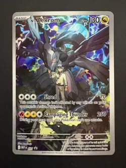N's Zekrom 031 Pokemon Ascended Heroes Elite Trainer Box Promo Near Mint NM 2025 - Image 1