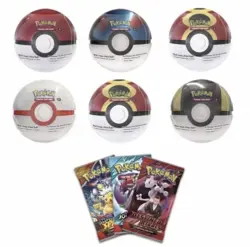 Pokemon TCG Poke Ball Tin Sealed 2026 18 Booster Pack - Image 2