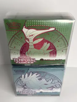 Pokemon Center Elite Trainer Box ETB Temporal Forces Iron Thorns Set of 2 Sealed - Image 1