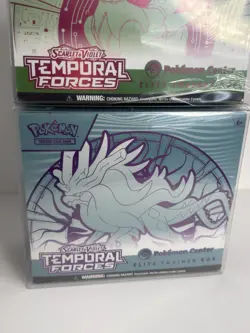Pokemon Center Elite Trainer Box ETB Temporal Forces Iron Thorns Set of 2 Sealed - Image 2