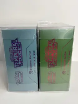 Pokemon Center Elite Trainer Box ETB Temporal Forces Iron Thorns Set of 2 Sealed - Image 3
