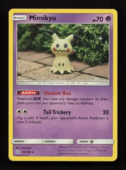 Mimikyu 97/236 Rare Cosmic Eclipse Pokemon Near Mint - Image 1