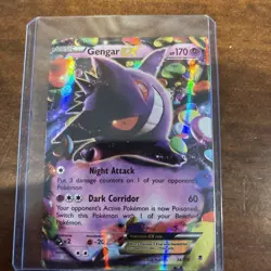 Pokemon Gengar EX Full Art Holo Ultra Rare 34/119 XY Phantom Forces 170 HP - Image 1