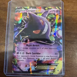 Pokemon Gengar EX Full Art Holo Ultra Rare 34/119 XY Phantom Forces 170 HP - Image 2