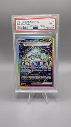Terapagos EX 170/142 Stellarkrone PSA 9 Pokemon - Deutsch - Image 1