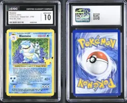 Pokemon CGC 10 Gem Mint Blastoise Holo 2/102 Celebrations Collection - Image 3