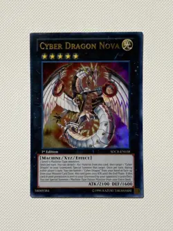 Yugioh Cyber Dragon Nova LEDD-ENB30 Common 1st Ed LP - Image 1