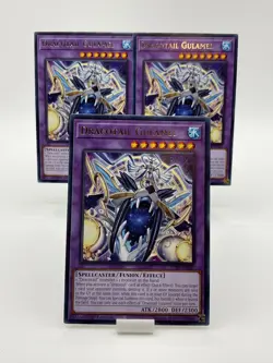 Yu-Gi-Oh! Dracotail Gulamel Jush-EN007 Rare 1st Ed. X3 (Playset) - Image 1