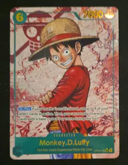 Namco Monkey.D.Luffy OP13-118 Carrying on His Will SEC 7000 Power Double Attack - Image 1