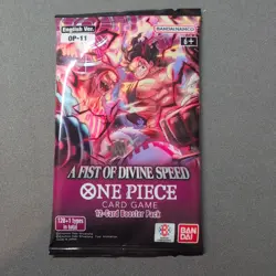 One Piece TCG - A Fist Of Divine Speed OP11 Sealed Booster Pack - Image 1