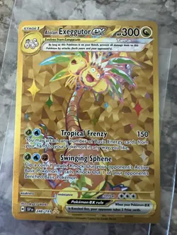 Alolan Exeggutor ex - 248/191 - SV08: Surging Sparks Hyper Rare NM - Image 1