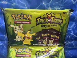 New Sealed 2023 Pokemon BOOster Bundle Trick or Trade Cards 50 Pack Lot of 2 - Image 2