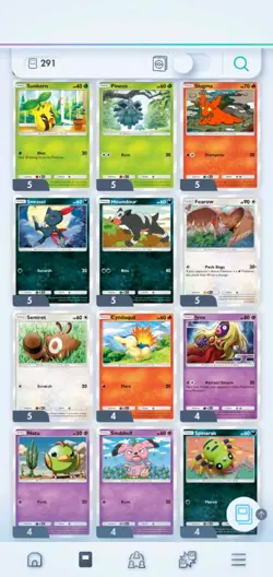 Pokemon Pocket Mobile Game Trade Eevees Grove set ◇ Rare Cards Message For Cards - Image 3