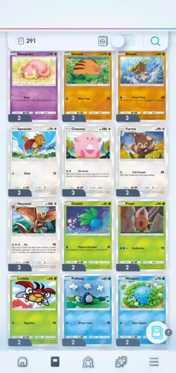 Pokemon Pocket Mobile Game Trade Eevees Grove set ◇ Rare Cards Message For Cards - Image 5