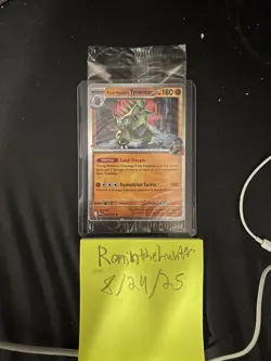 Team Rocket's Tyranitar (Pokemon Center Exclusive) 096/182 SEALED - Image 1