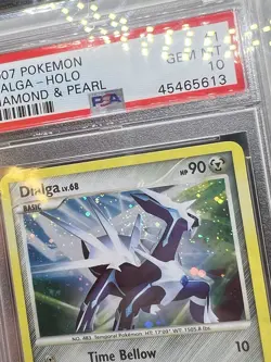 Pokemon Dialga Diamond & Pearl Holo Rare #1 PSA Gent mint 10 ðŸ’Ž - Image 3