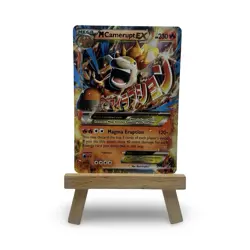 Pokemon M Camerupt EX Magma Eruption Mega Evolution Holo XY198 - Image 1