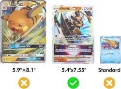 Jumbo Card Binder for Pokemon Jumbo Cards iofeiwakR Oversized 2 Pockets Card ... - Image 2
