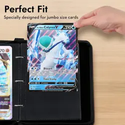 Jumbo Card Binder for Pokemon Jumbo Cards iofeiwakR Oversized 2 Pockets Card ... - Image 3