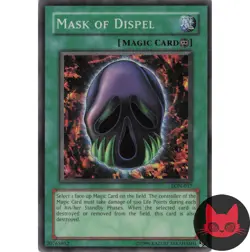 Yugioh Mask of Dispel LON-017 Super Rare MP - Image 1