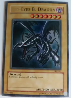 Red-Eyes B. Dragon SDJ-001 Yugioh Tcg Mp - Image 1