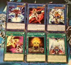 Cyber Angel Set [LED4] Idaten, Benten, Dakini, Machine Angel Ritual, YuGiOh - Image 1