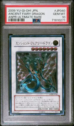 Yu-Gi-Oh! 2009 Ancient Fairy Dragon PSA 10 ANPR-JP040 Japanese Ultimate Rare - Image 1