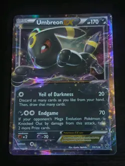 Pokemon - Umbreon EX Fates Collide Ultra Rare Holo Card 55/124 MP - Image 1