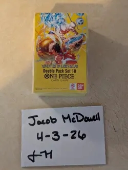 One Piece OP15 double Pack Adventure On Kami's Island English Brand New - Image 1
