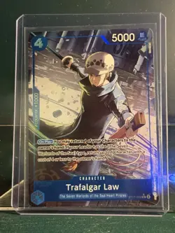 Bandai One Piece CCG Trafalgar Law ST17-002 Super Rare Alt Art Foil 5000 - Image 1