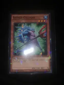 Yugioh! Spined Gillman BP03-EN059 Shatterfoil 1st Edition NM+ - Image 1