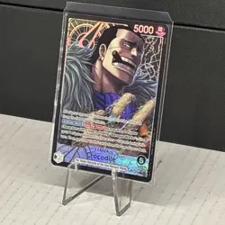 One Piece The Azure Sea’s Seven Crocodile OP14-079 Alternate Alt Art Leader NM - Image 2