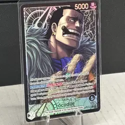 One Piece The Azure Sea’s Seven Crocodile OP14-079 Alternate Alt Art Leader NM - Image 5