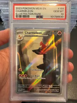 Charmeleon 169/165 PSA 10 Pokemon 151 illustration rare Card GEM MINT - Image 1