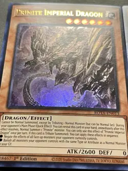 3x Primite Imperial Dragon | ROTA-EN013 | Ultra Rare | NM | 1st Ed | YuGiOh! - Image 2
