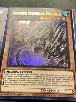 3x Primite Imperial Dragon | ROTA-EN013 | Ultra Rare | NM | 1st Ed | YuGiOh! - Image 4