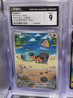 Pokemon Graded 6 Card Lot CGC SLABS ONLY. Prismatic/Celebration/Black Bolt.... - Image 3